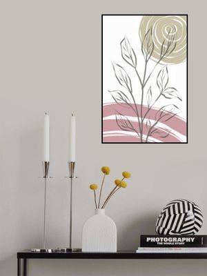 Delicate Line of Leaves