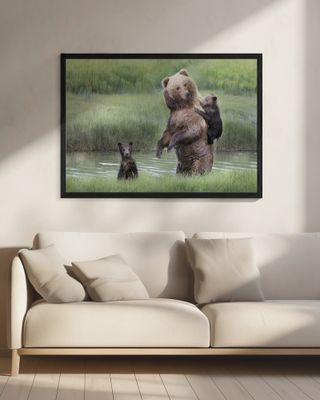 Momma Bear and Her Cubs