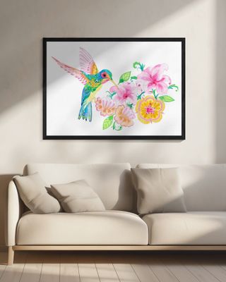 Patterned Hummingbird