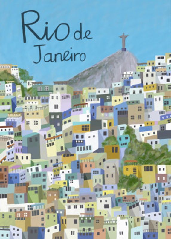 Rio De Janeiro, Brazil by Artist Carla Daly