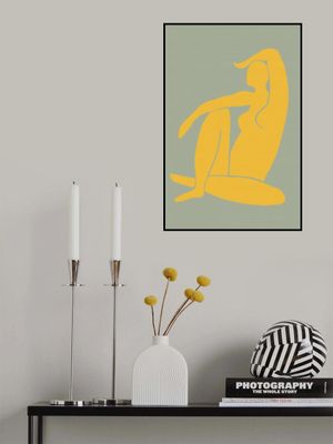 Figure Green And Yellow Matisse Style