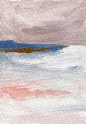 Soft Pastel Tones And Textured Brushstrokes