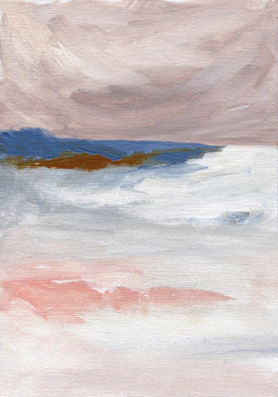 Soft Pastel Tones And Textured Brushstrokes