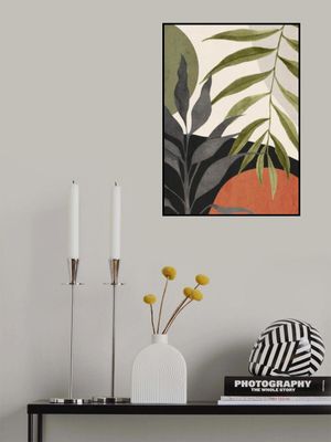 Abstract Art Tropical Leaves 92