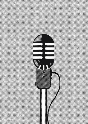 Vintage Design Microphone