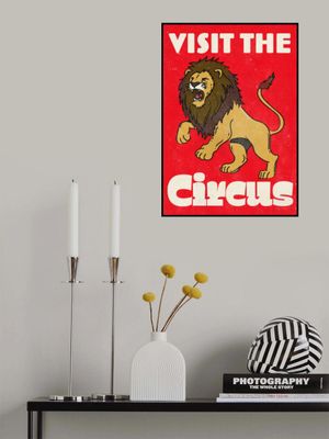 Vintage Visit The Circus Lion