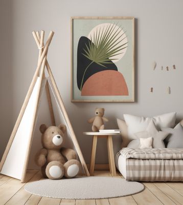 Tropical Leaf  Abstract Art