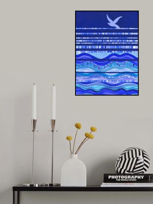 Skimming the Ocean Waves