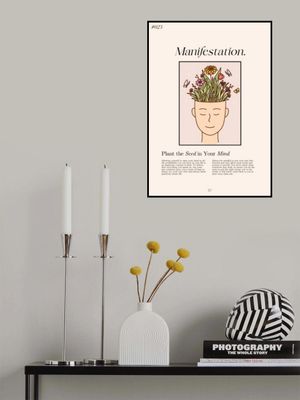 Manifestation with a serene figure