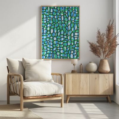 Green Blue Organic Pattern
