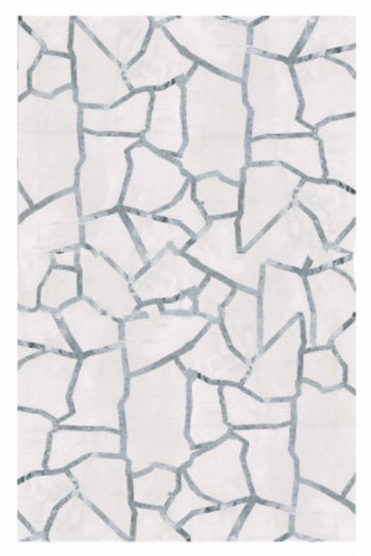 Crystalline Path Abstract Stone Pattern Art Print