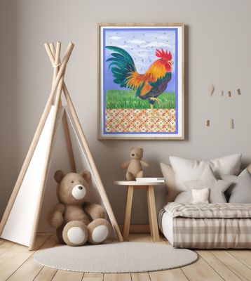 Cockerel and Jewel Aesop's Fables