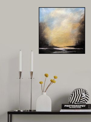 Serene Sunset Over a Tranquil Horizon