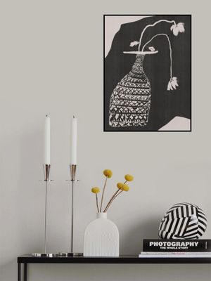 Monochrome Vase Still Life