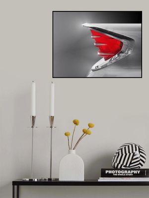 US classic car 1960 Fire flite tail fin abstract