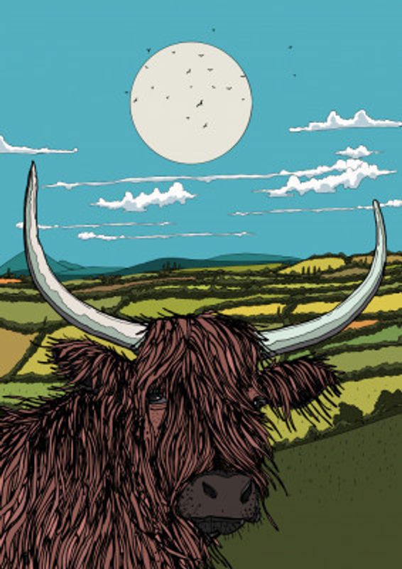 Cow On the Summer Farm