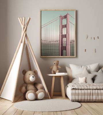 SAN FRANCISCO Golden Gate Bridge | urban vintage style