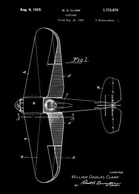 Airplane Patent 1926