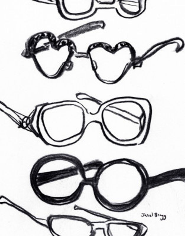 Eyeglasses In Charcoal