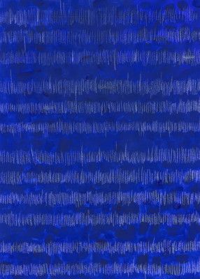 Poetic Lines On Blue