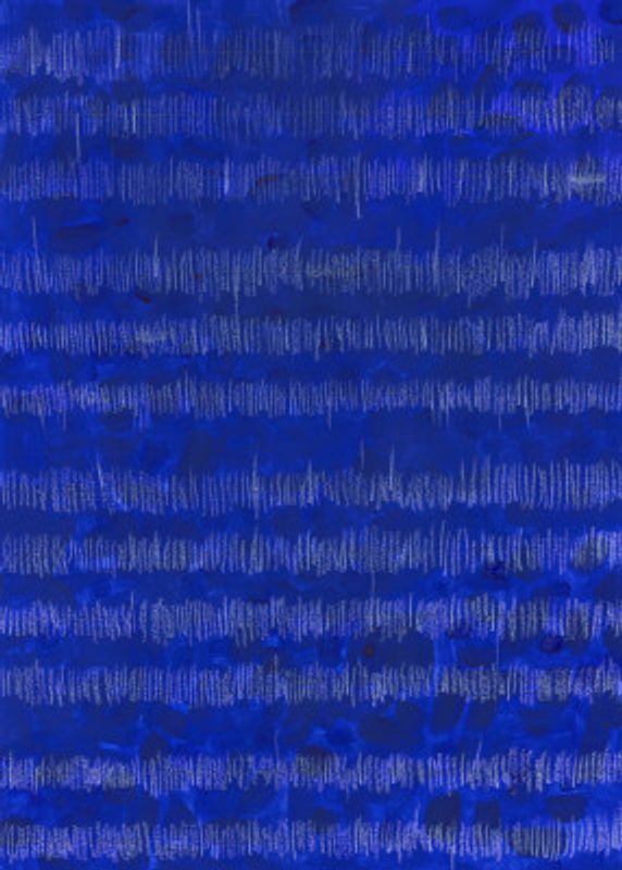 Poetic Lines On Blue