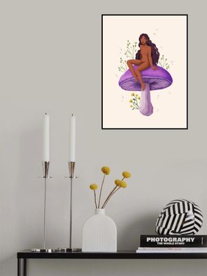 Purple Mushroom Goddess