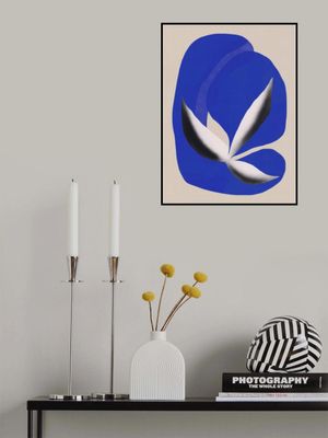 Liquid cobalt blue abstraction 02