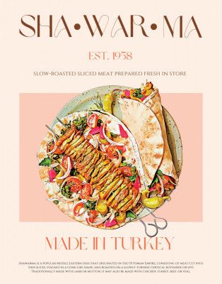 Shawarma Print