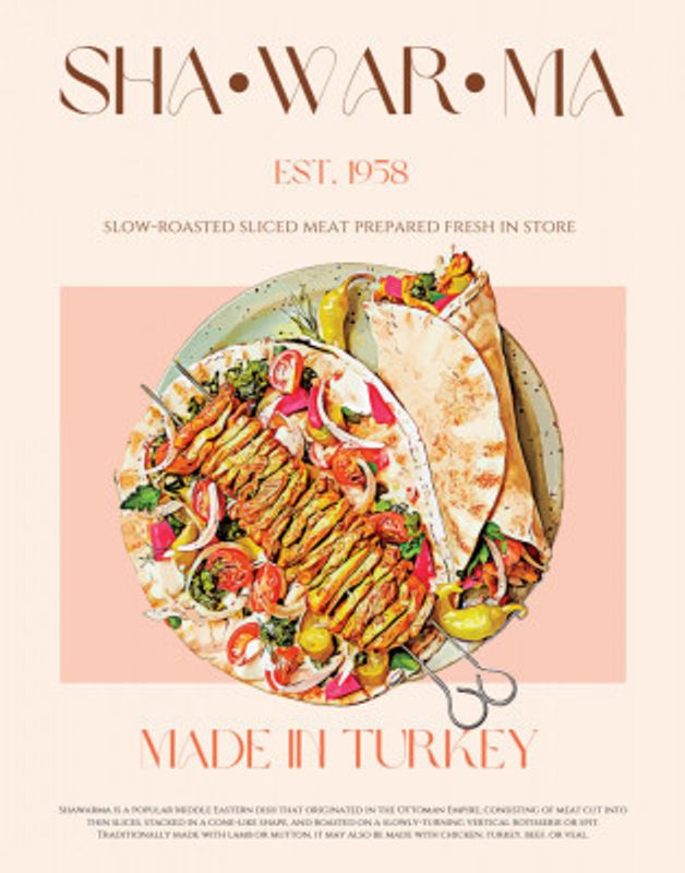 Shawarma Print
