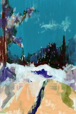 Winter Scene  In the Forest 1