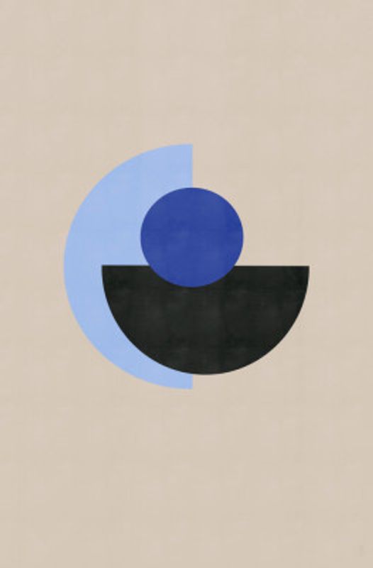 Abstract Blue Circle
