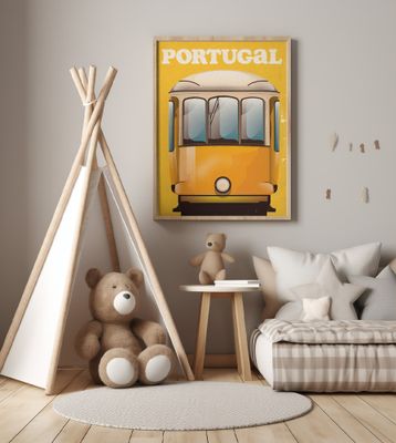 Portugal Vintage Travel Poster