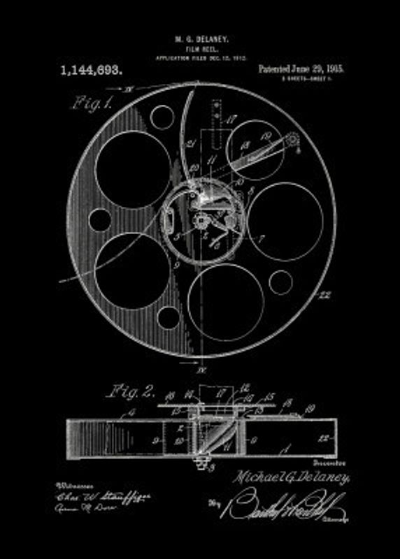 Film Reel Patent 1915
