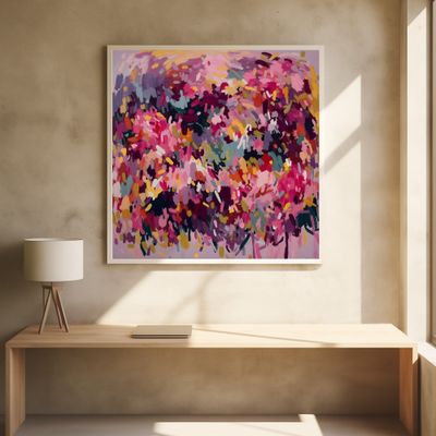 Vibrant Floral Abstract