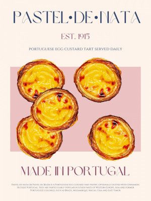 Traditional Portuguese Egg Custard Tart