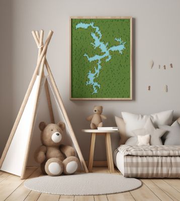 lake Eufaula Oklahoma Map