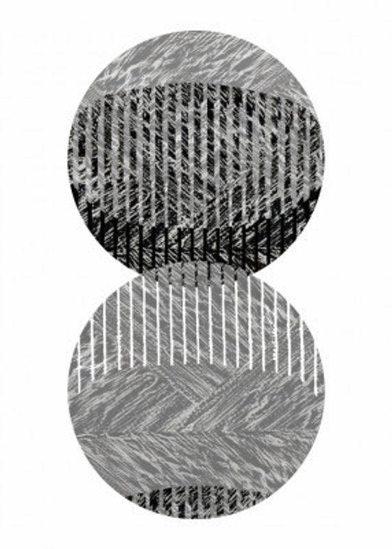 Black Grey Dots Bauhaus No3