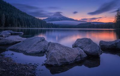 Twilight at Trillium Lake
