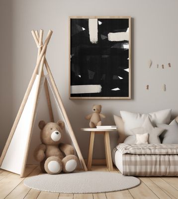 Monochrome Brushstrokes