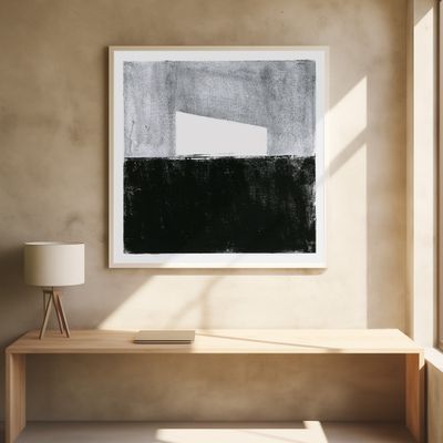 Barn On Field No1 Art Print