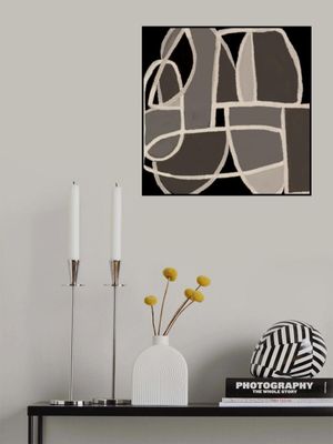 Black and white abstract