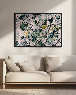 Vibrant Leaves and Tangled Branches