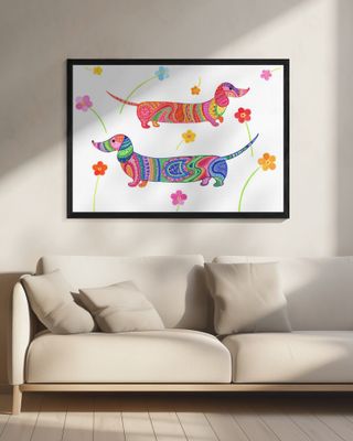 Whimsical Wiener Dogs