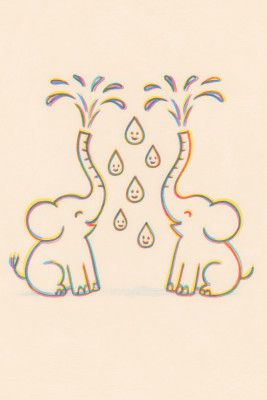 Elephant Splash Joy