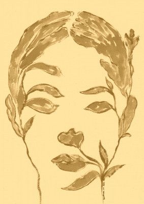 Woman's Face Interwoven