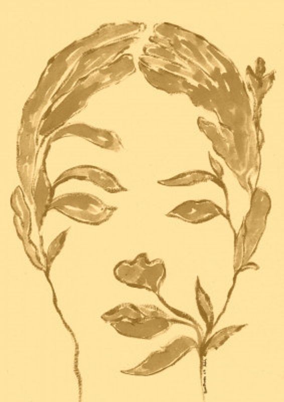 Woman's Face Interwoven