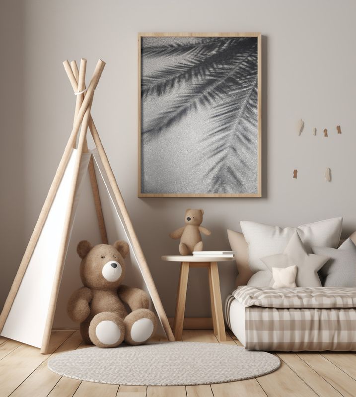 Vibrant Green Palm Leaf