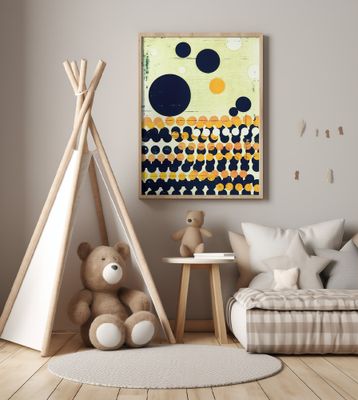 Geometric Circles in a Harmonious Pattern