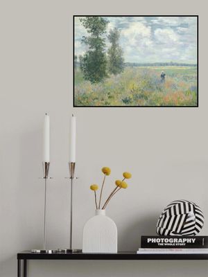 Poppy Fields Near Argenteuil (1875) By Claude Monet