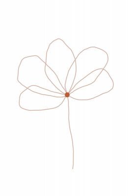 Delicate Line Flower